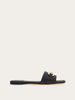Ferragamo Flat slide with Gancini ornament